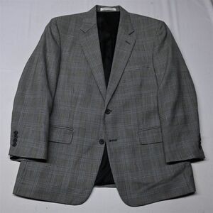 Vtg USA Made 42R Gray Glenn Check USA Made Wool Blazer‎ Suit Jacket Sport Coat